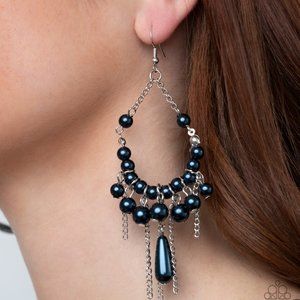 Party Planner Posh - Blue Earrings